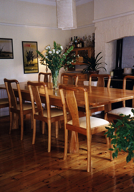 Cherry Dining Table and Chairs